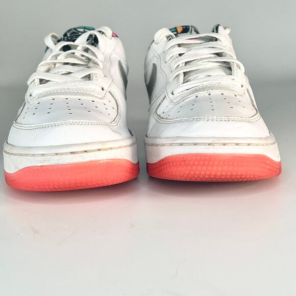 Nike Air Force 1 GS Sneakers White Multicolor 596728-100 Big Kids Youth 5.5 - Picture 2 of 14